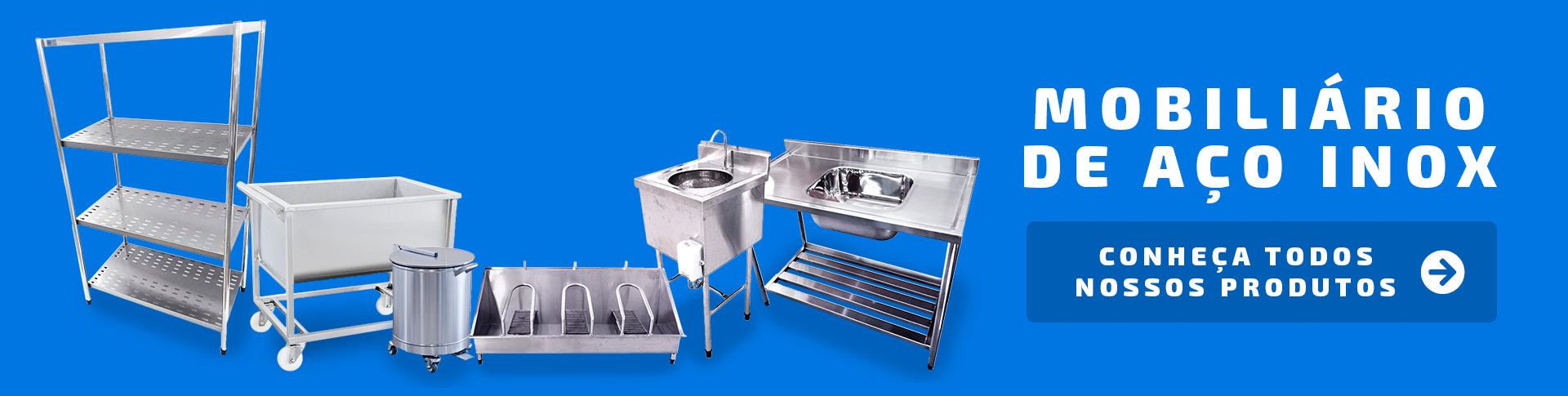 Mobiliário de Aço Inox para Cozinha Industriais - Net Metal